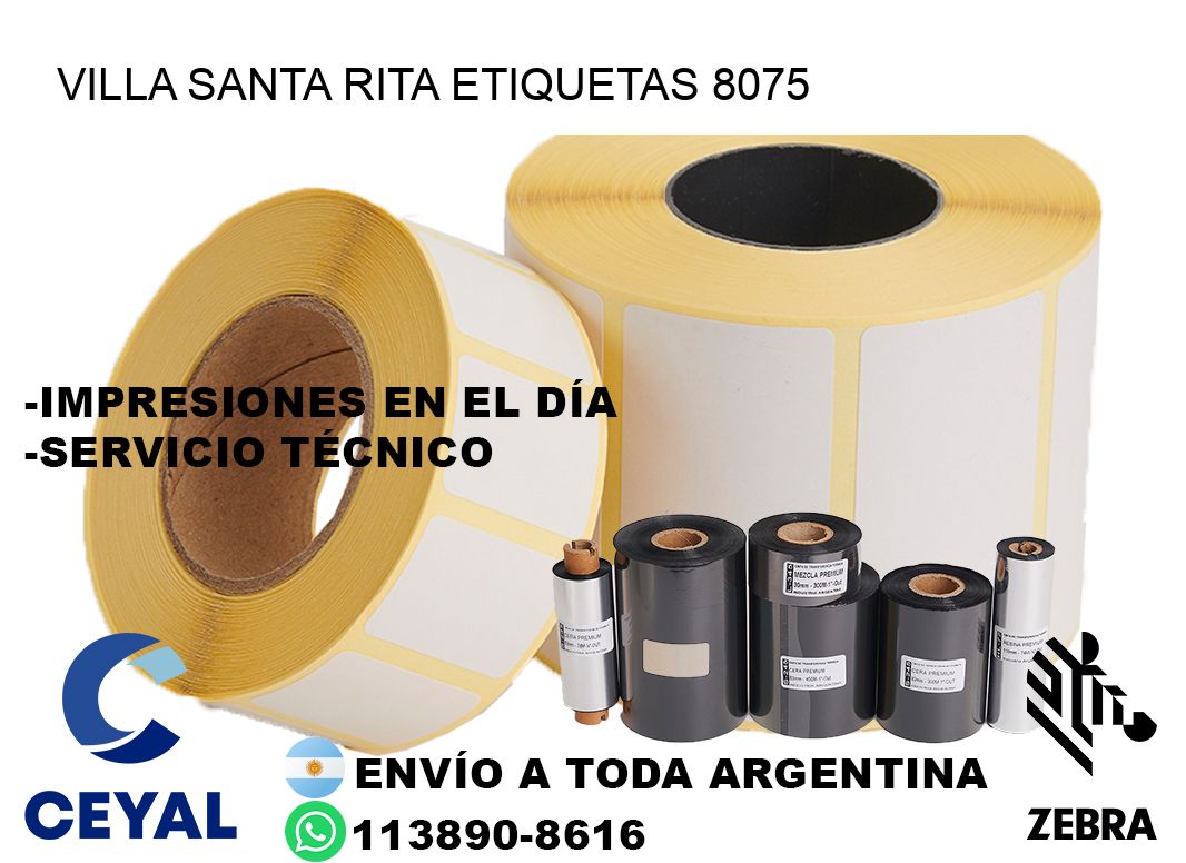 Villa Santa Rita etiquetas 8075