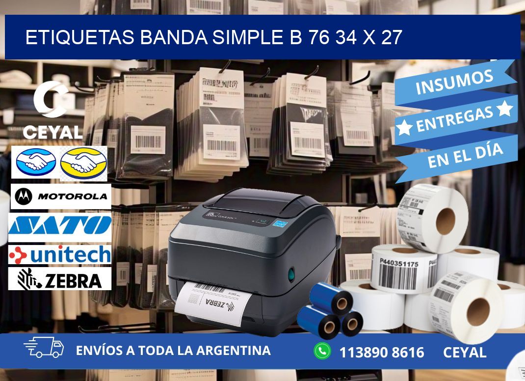 etiquetas banda simple b 76 34 x 27