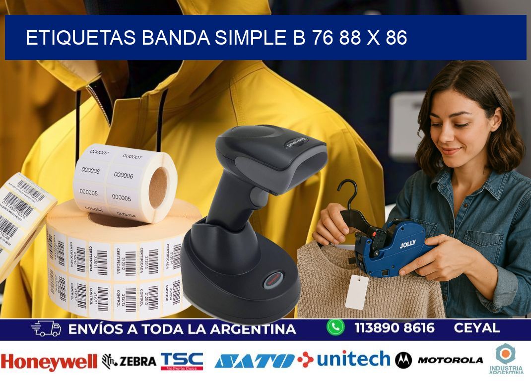 etiquetas banda simple b 76 88 x 86