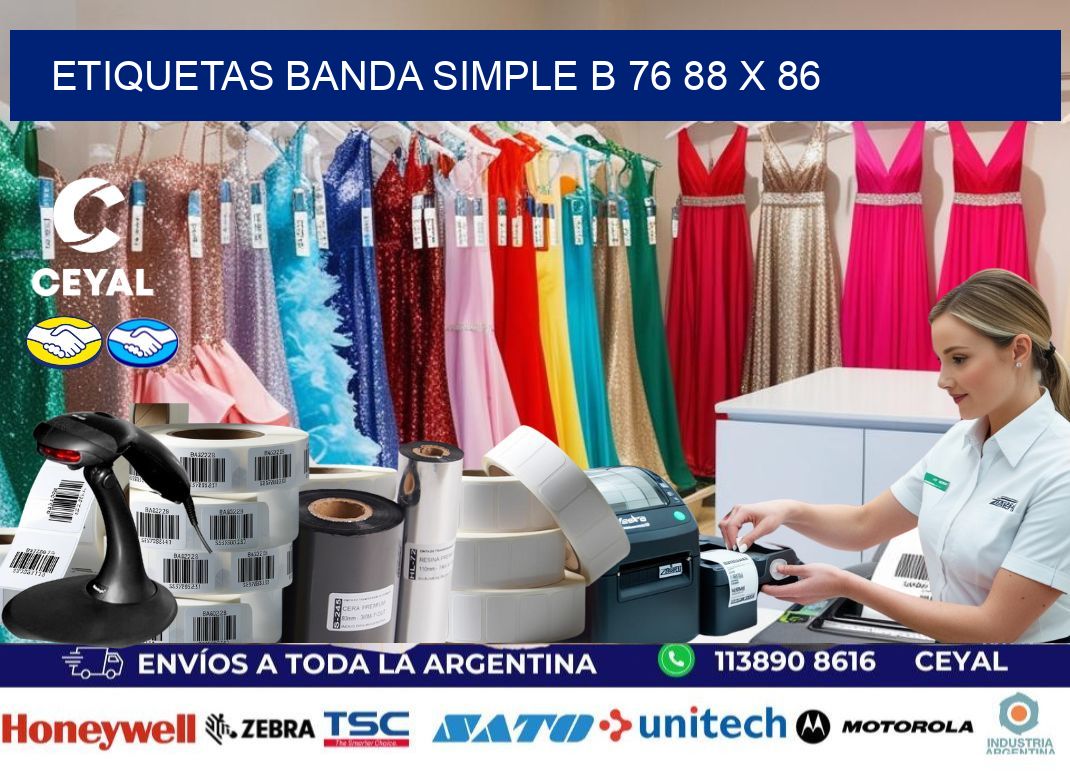 etiquetas banda simple b 76 88 x 86