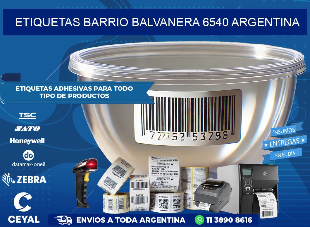 etiquetas barrio balvanera 6540 argentina