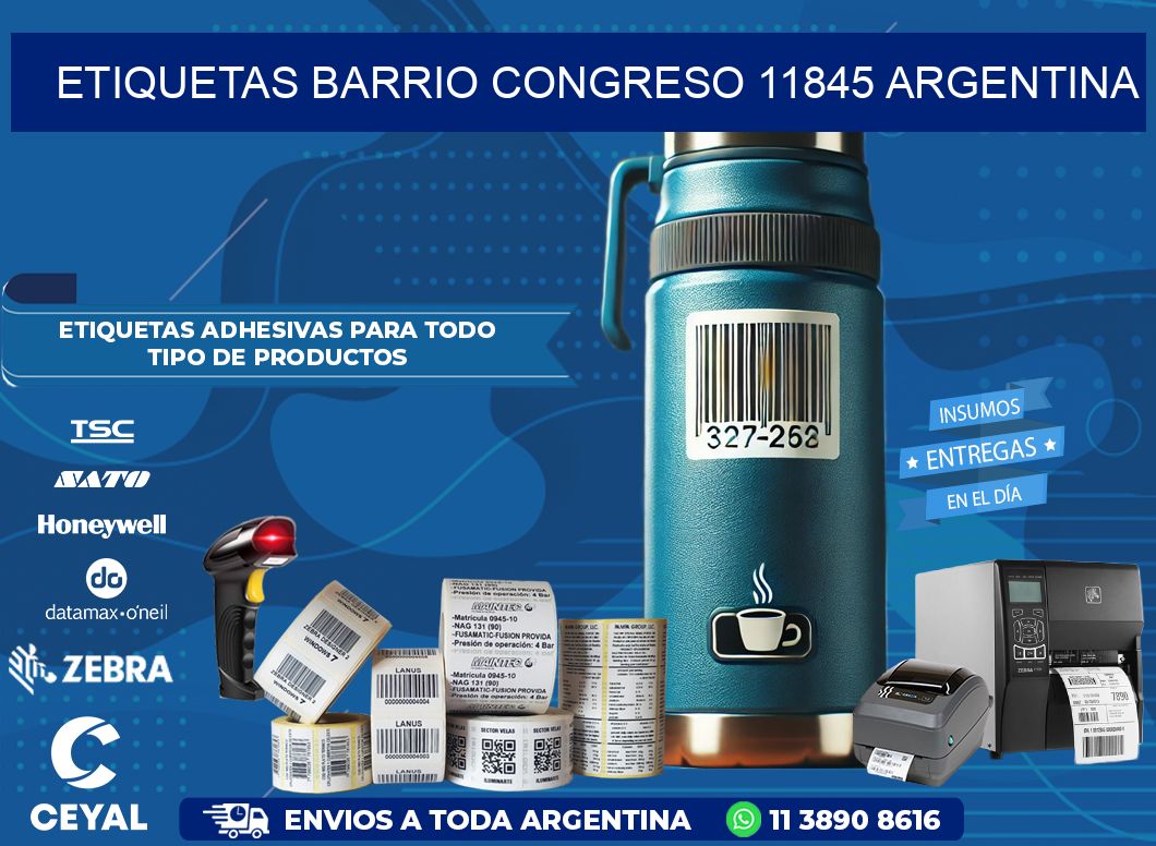 etiquetas barrio congreso 11845 argentina