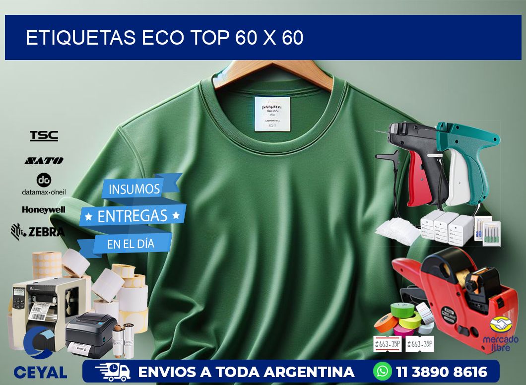 etiquetas eco top 60 x 60