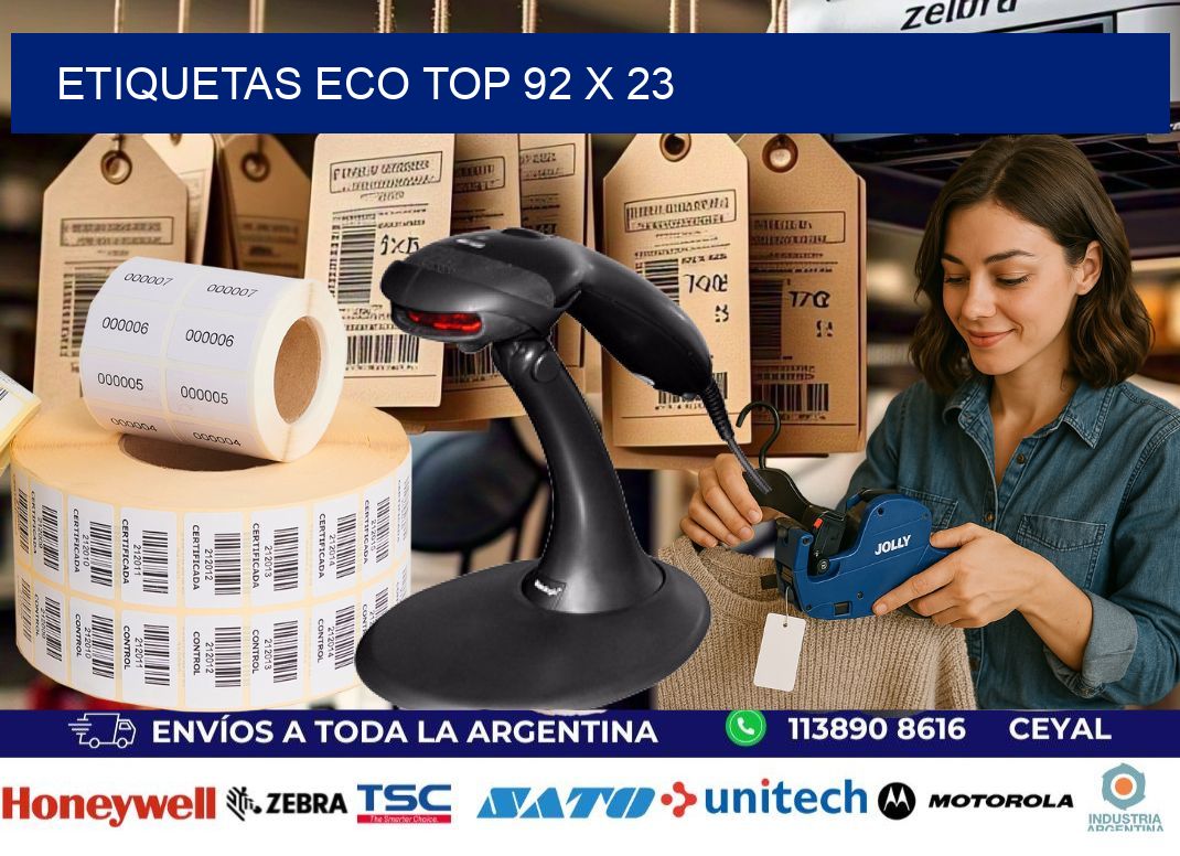 etiquetas eco top 92 x 23