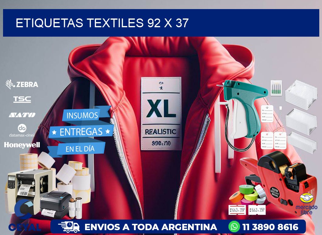 etiquetas textiles 92 x 37