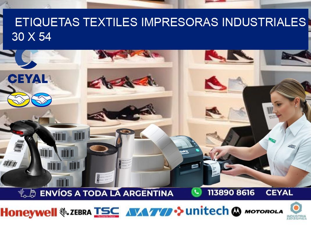 etiquetas textiles impresoras industriales 30 x 54