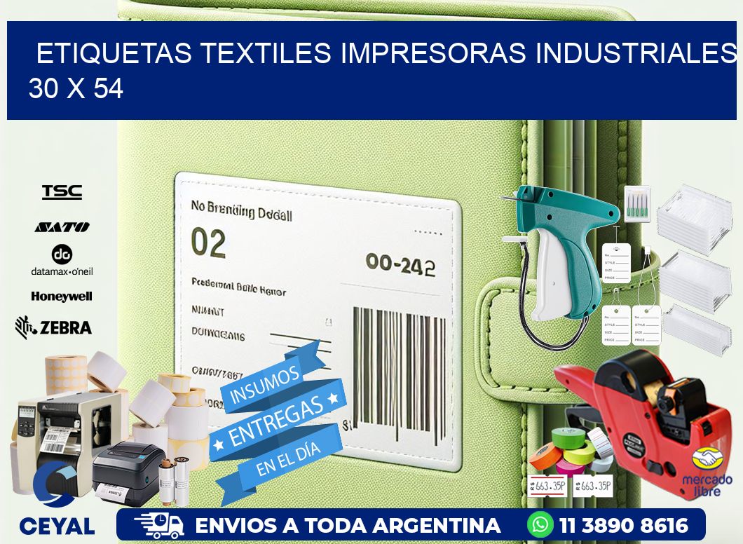 etiquetas textiles impresoras industriales 30 x 54