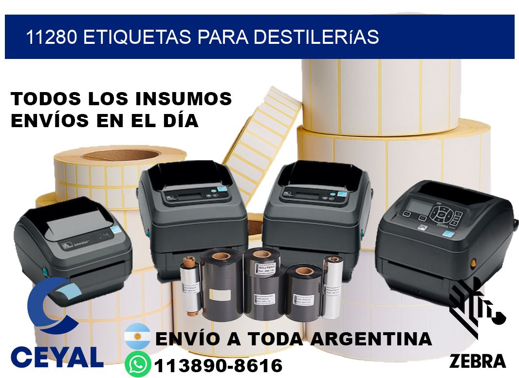 11280 Etiquetas para destilerías