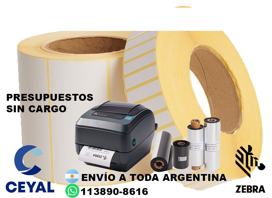 20 cajas de etiquetas 87 x 48