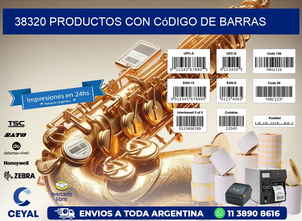 38320 Productos con código de barras
