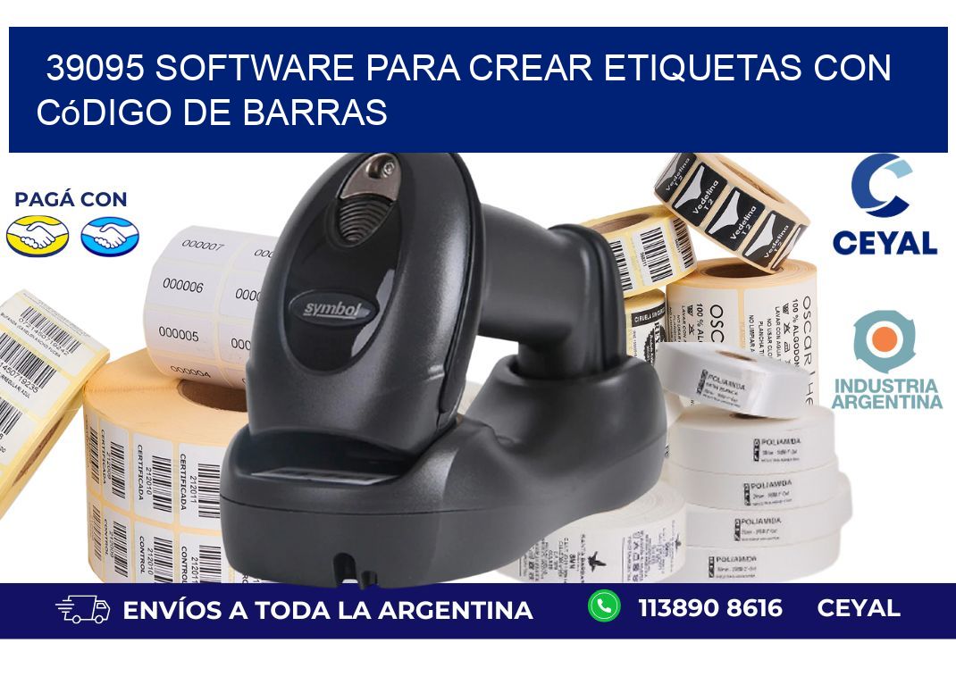 39095 Software para crear etiquetas con código de barras