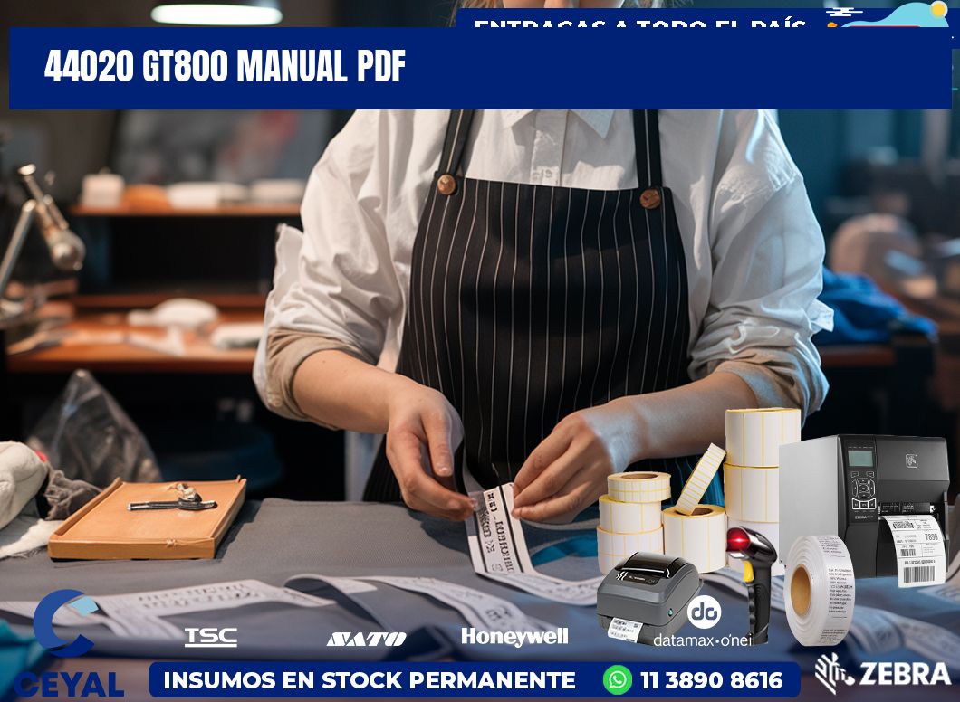 44020 GT800 manual PDF