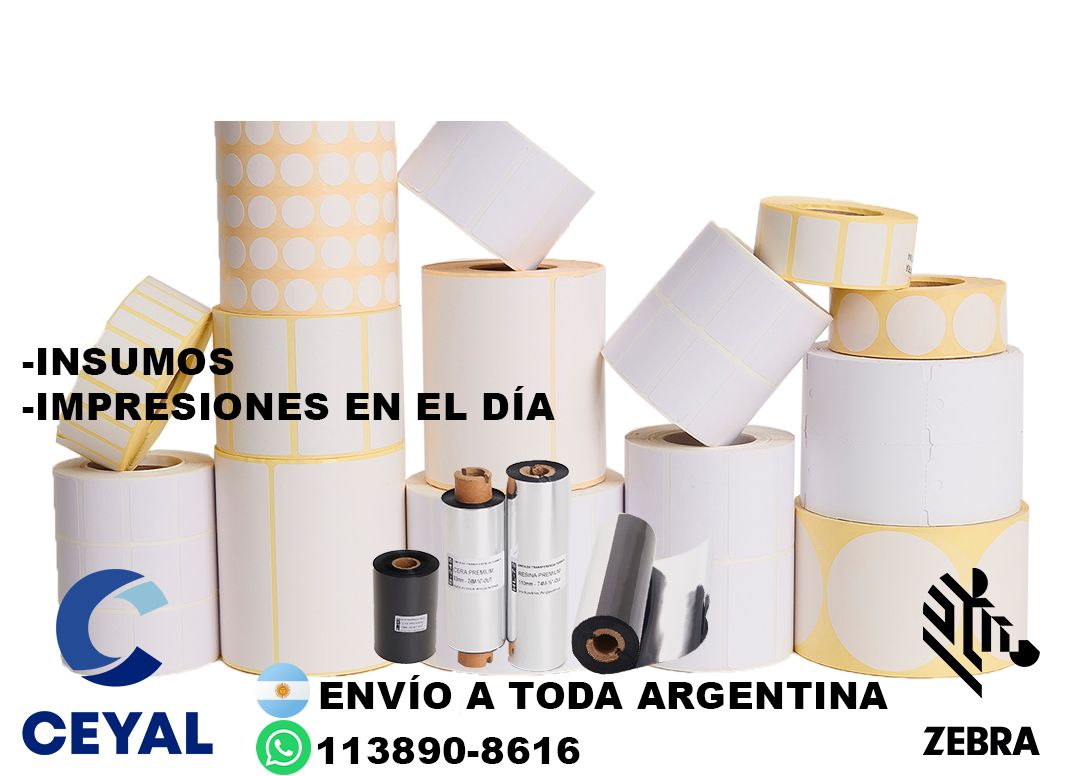 5 cajas de etiquetas 43 x 44