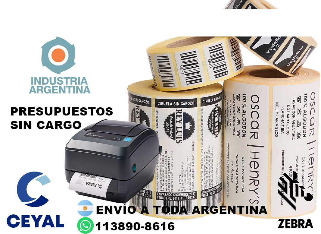 5 cajas de etiquetas 85 x 81