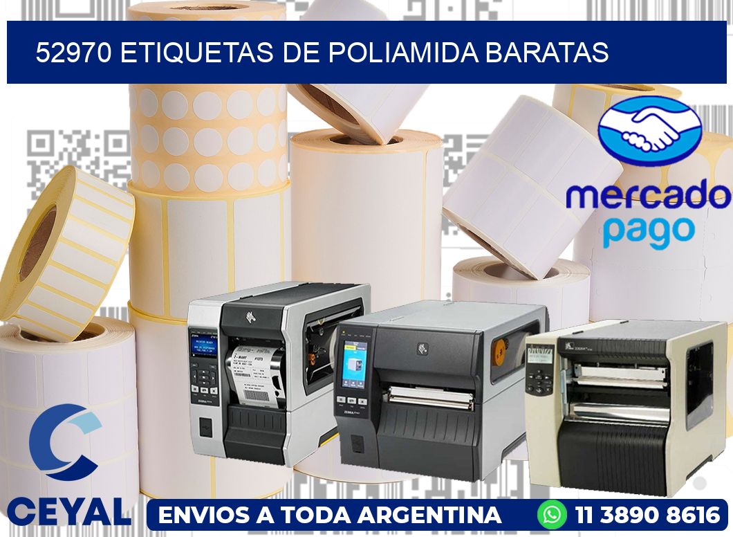 52970 etiquetas de poliamida baratas