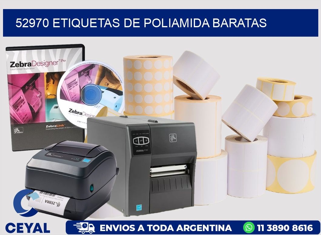 52970 etiquetas de poliamida baratas