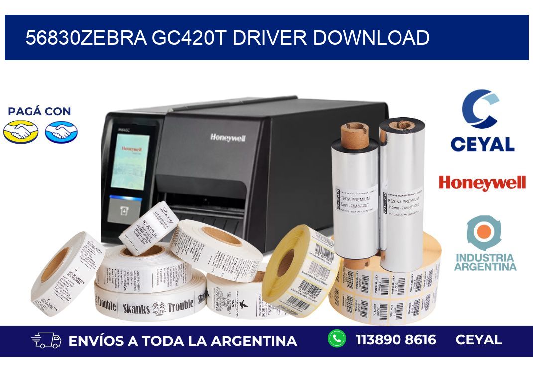 56830Zebra GC420t driver download