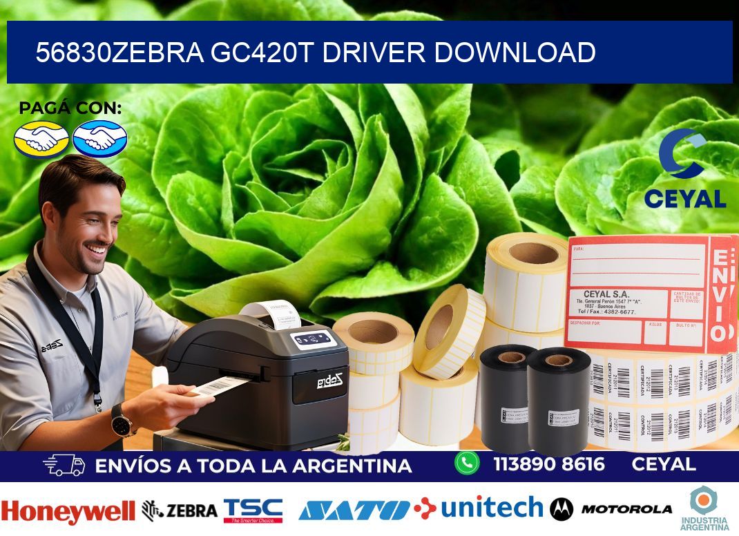 56830Zebra GC420t driver download