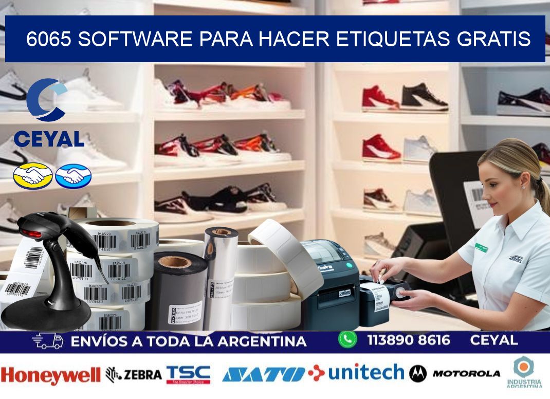 6065 Software para hacer etiquetas gratis