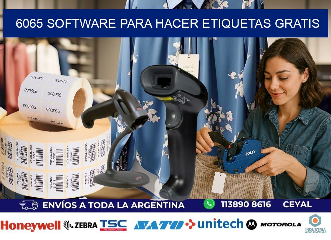 6065 Software para hacer etiquetas gratis