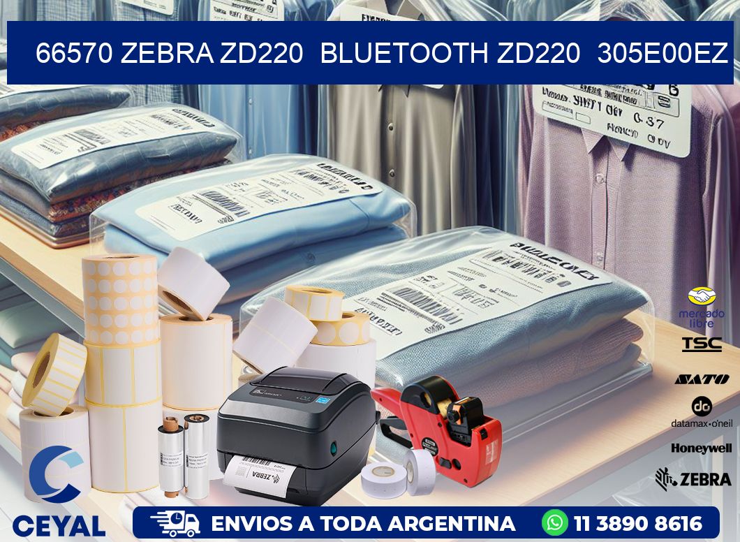 66570 Zebra ZD220 Bluetooth ZD220 305E00EZ