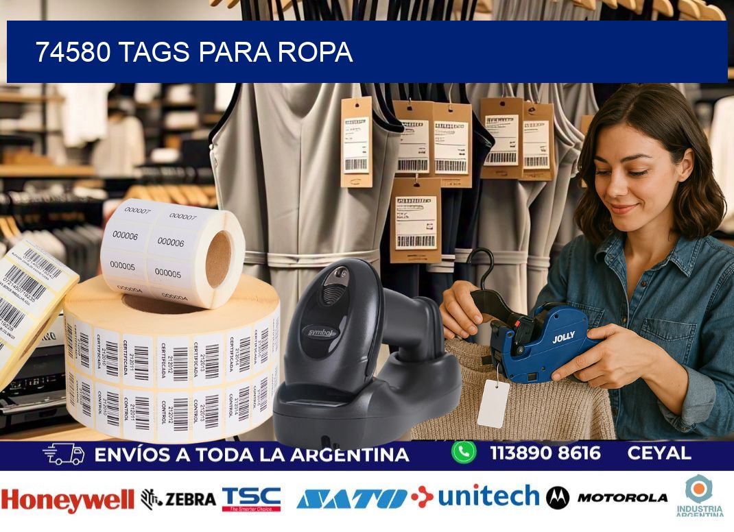 74580 Tags para ropa