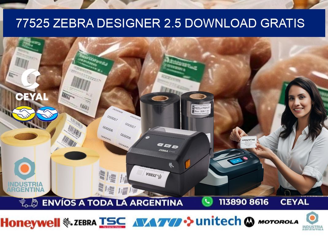 77525 Zebra designer 2.5 download gratis
