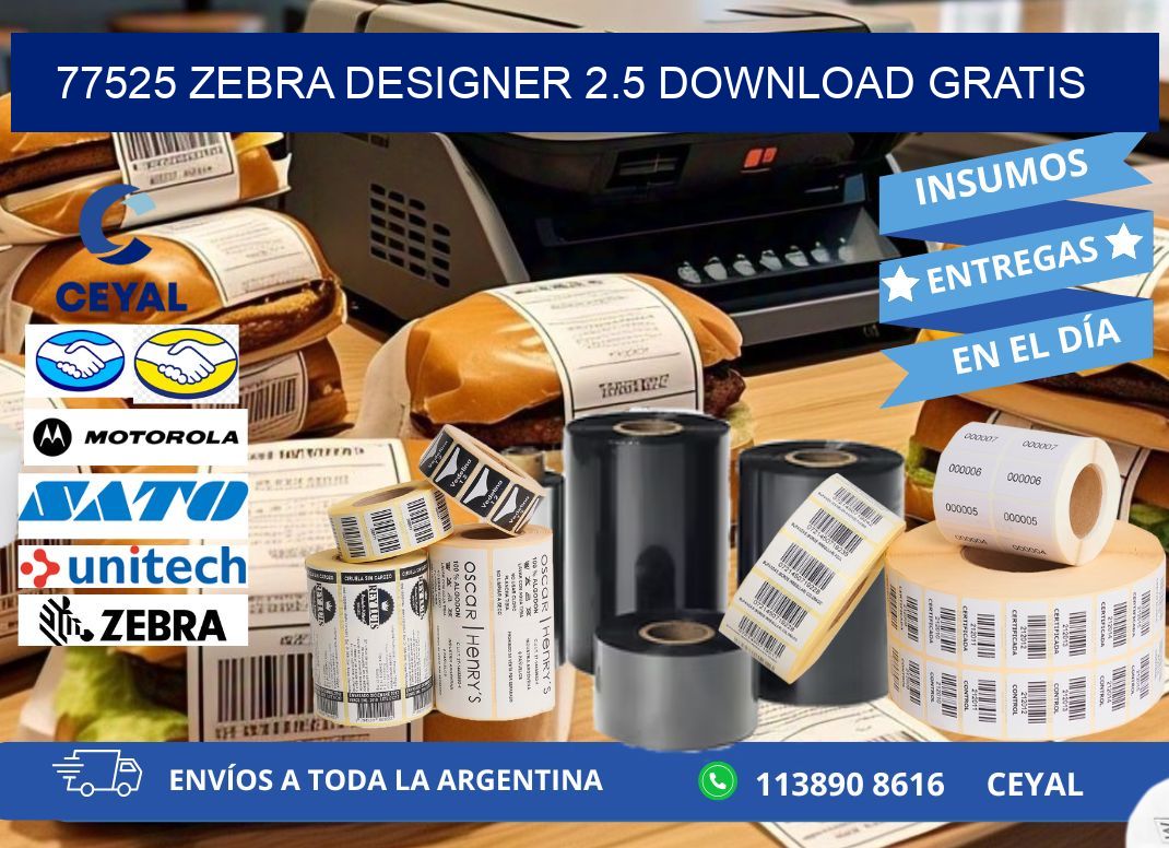 77525 Zebra designer 2.5 download gratis