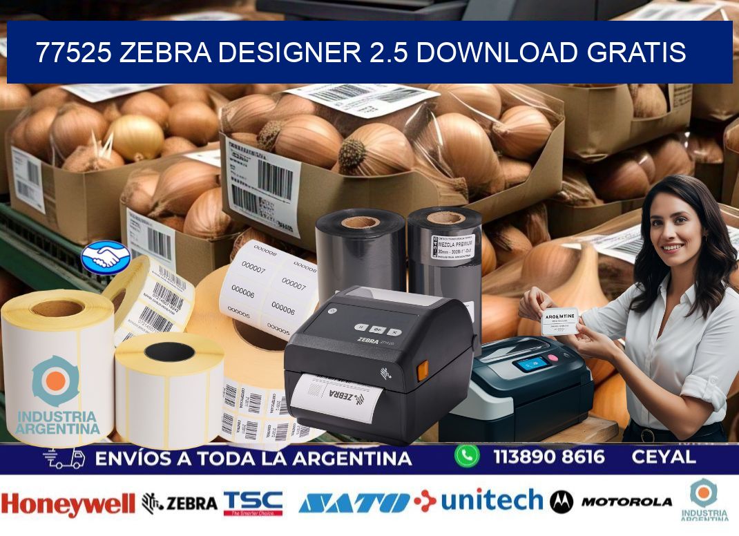 77525 Zebra designer 2.5 download gratis