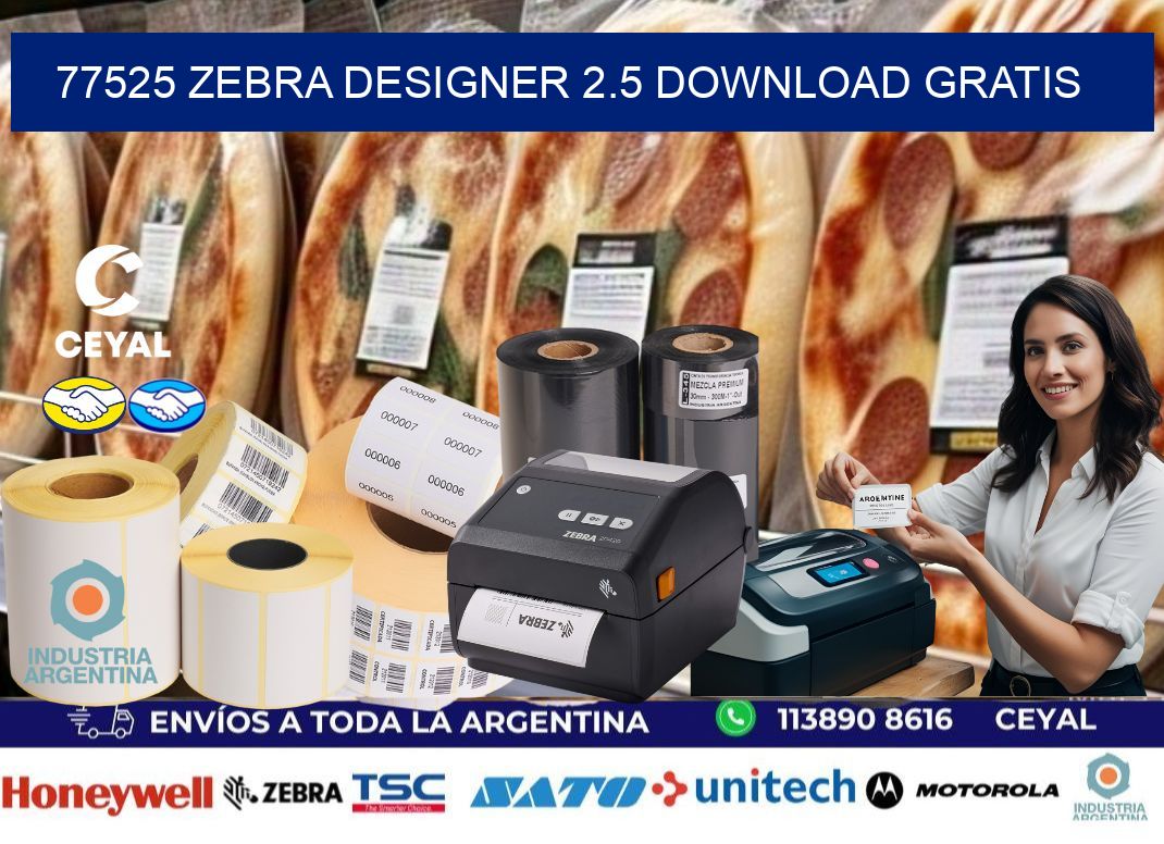 77525 Zebra designer 2.5 download gratis
