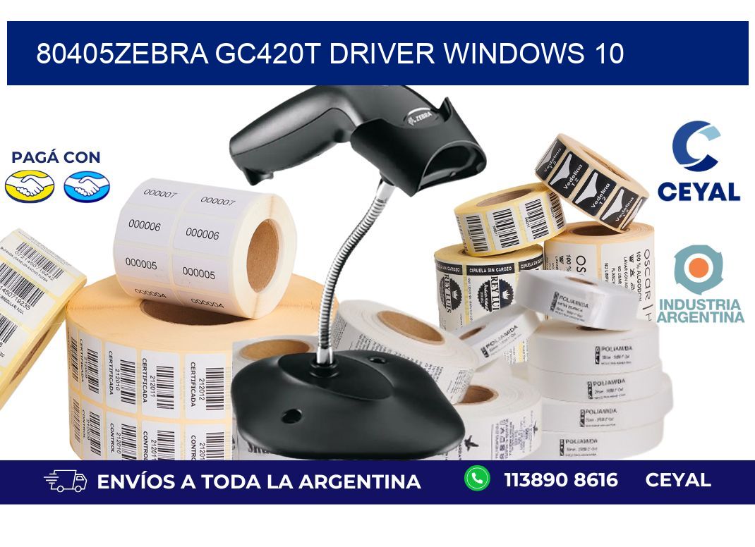 80405Zebra GC420t driver Windows 10