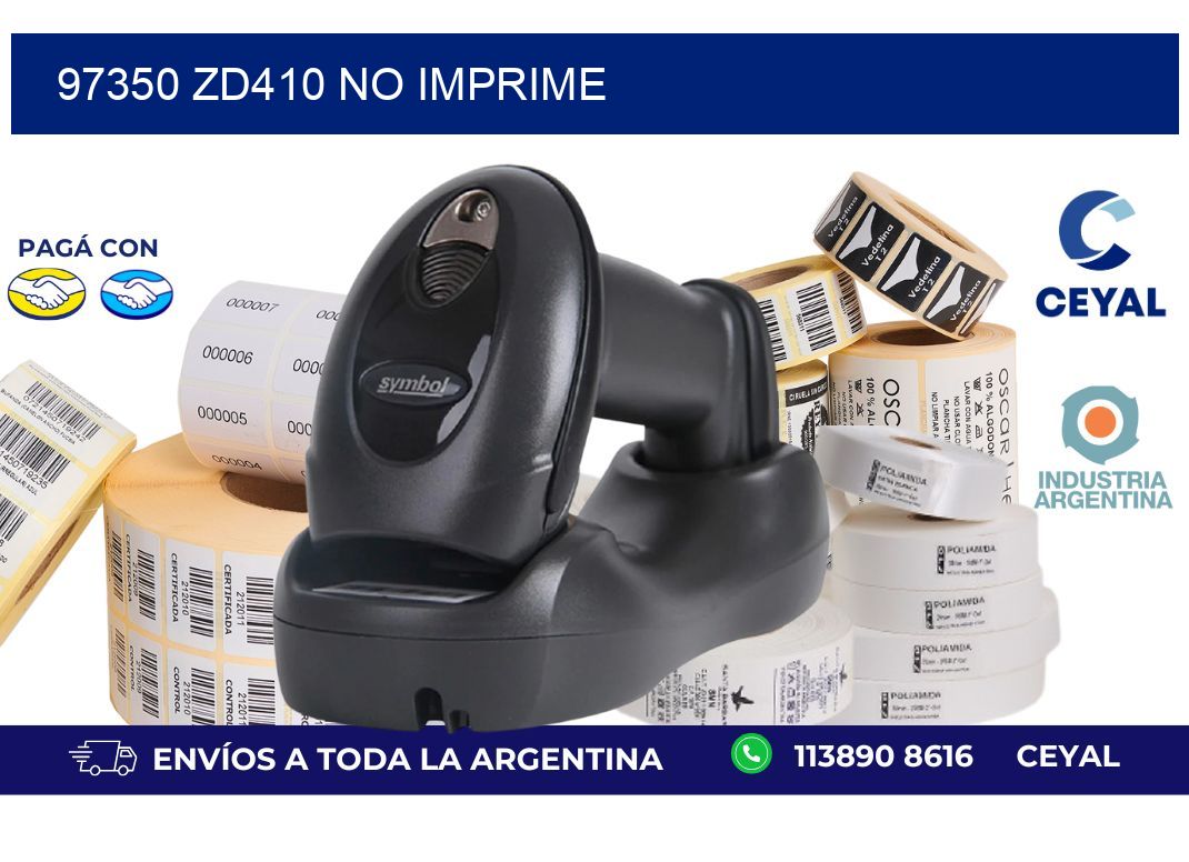 97350 ZD410 no imprime