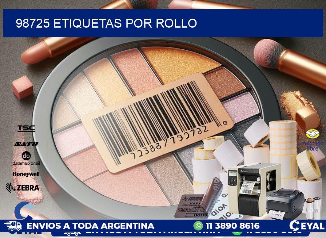 98725 Etiquetas por rollo