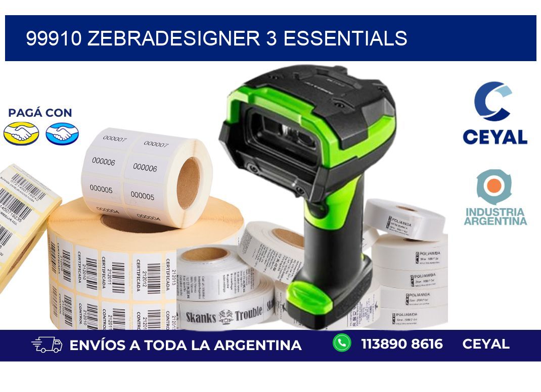 99910 ZebraDesigner 3 Essentials