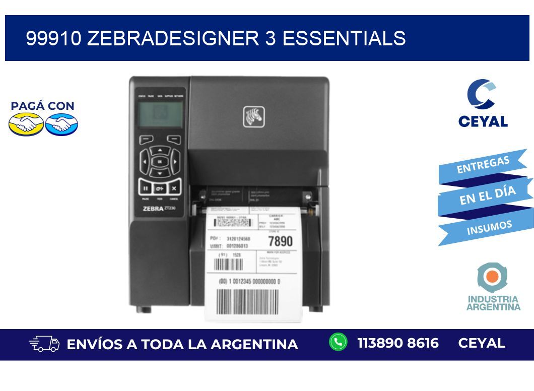 99910 ZebraDesigner 3 Essentials