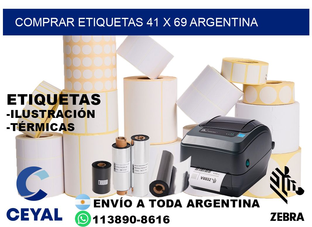 Comprar etiquetas 41 x 69 argentina