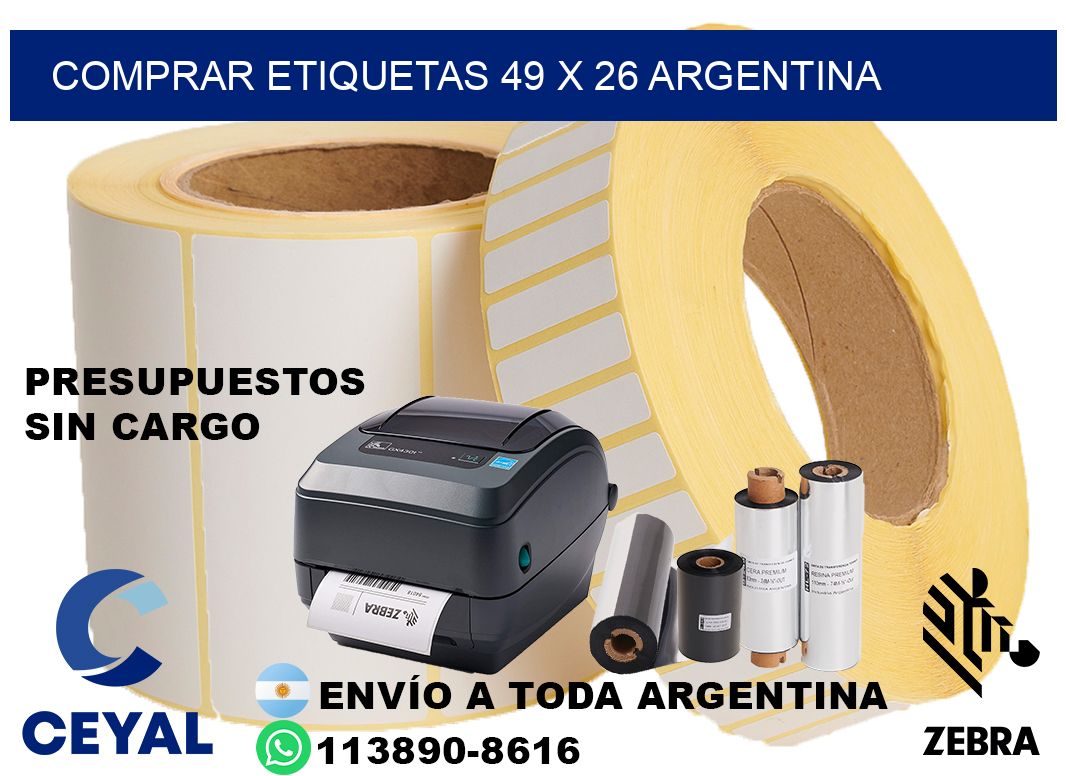 Comprar etiquetas 49 x 26 argentina