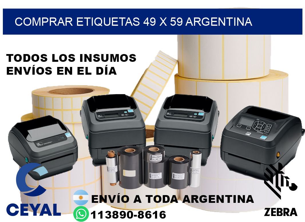 Comprar etiquetas 49 x 59 argentina