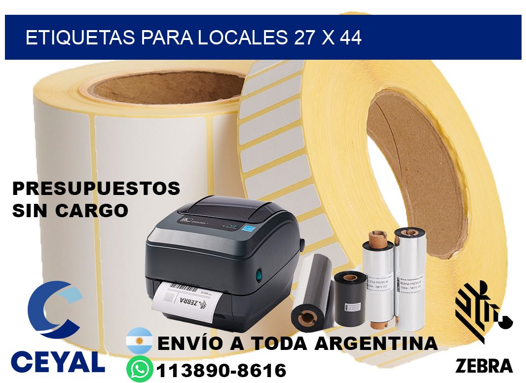 ETIQUETAS PARA LOCALES 27 x 44