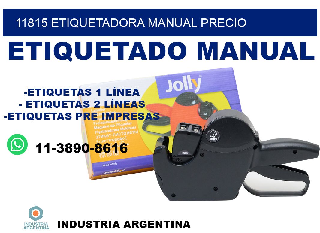 11815 etiquetadora manual precio