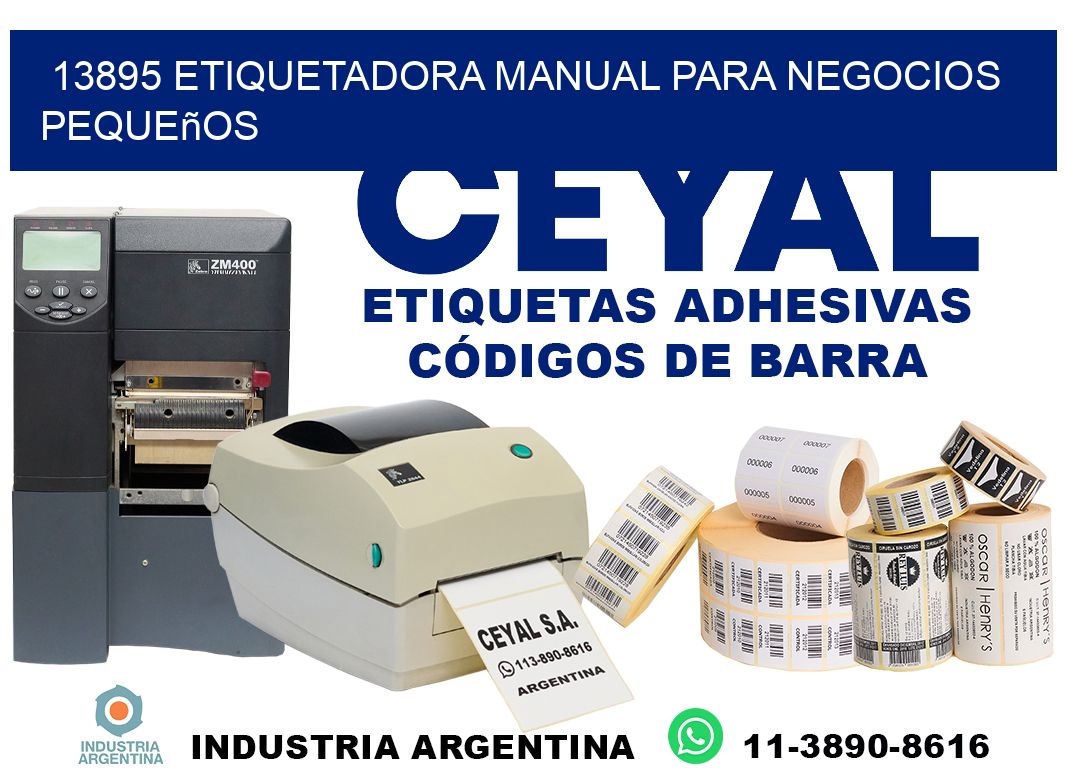 13895 etiquetadora manual para negocios pequeños
