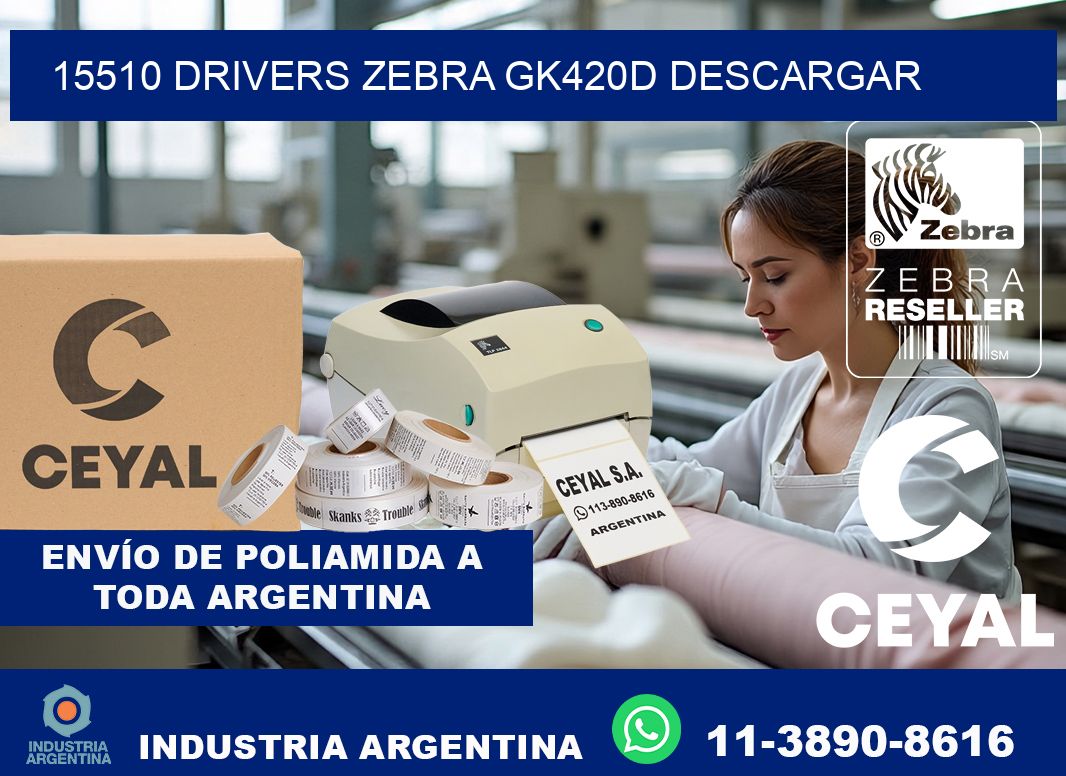 15510 drivers zebra gk420d descargar
