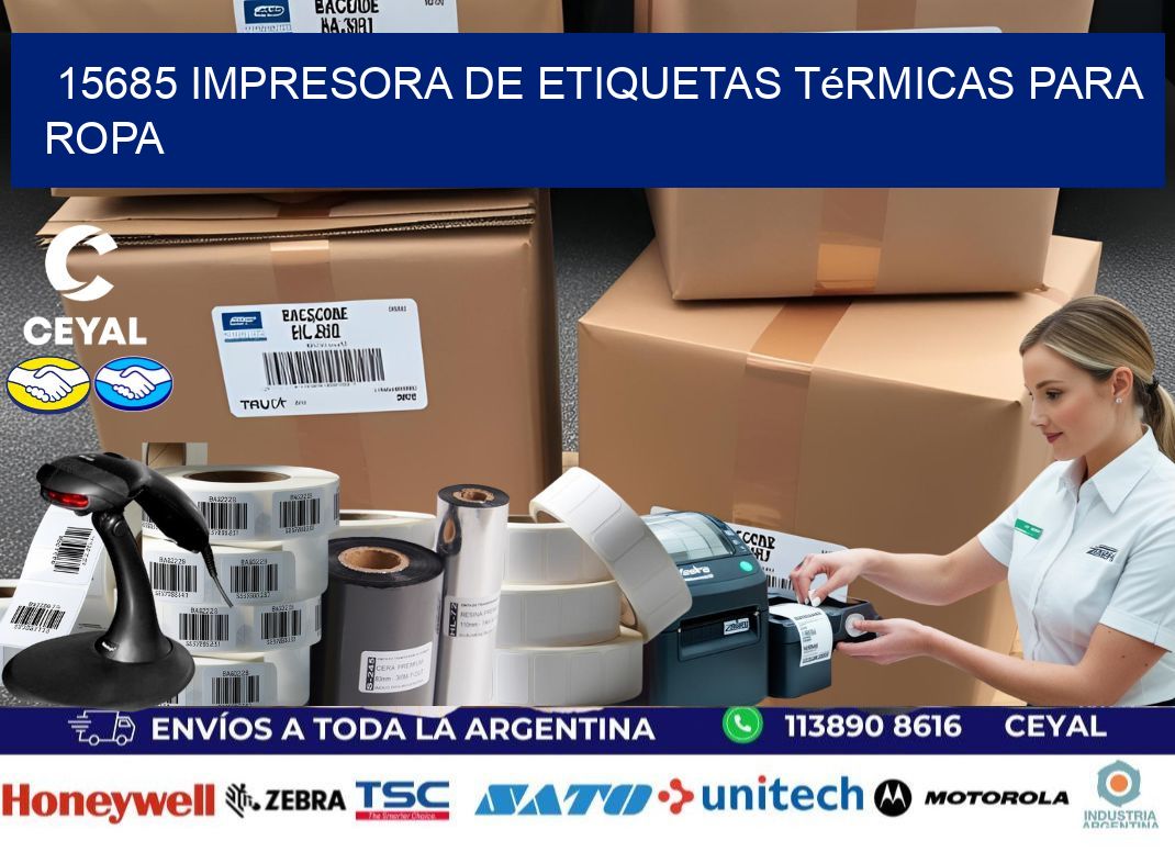 15685 impresora de etiquetas térmicas para ropa