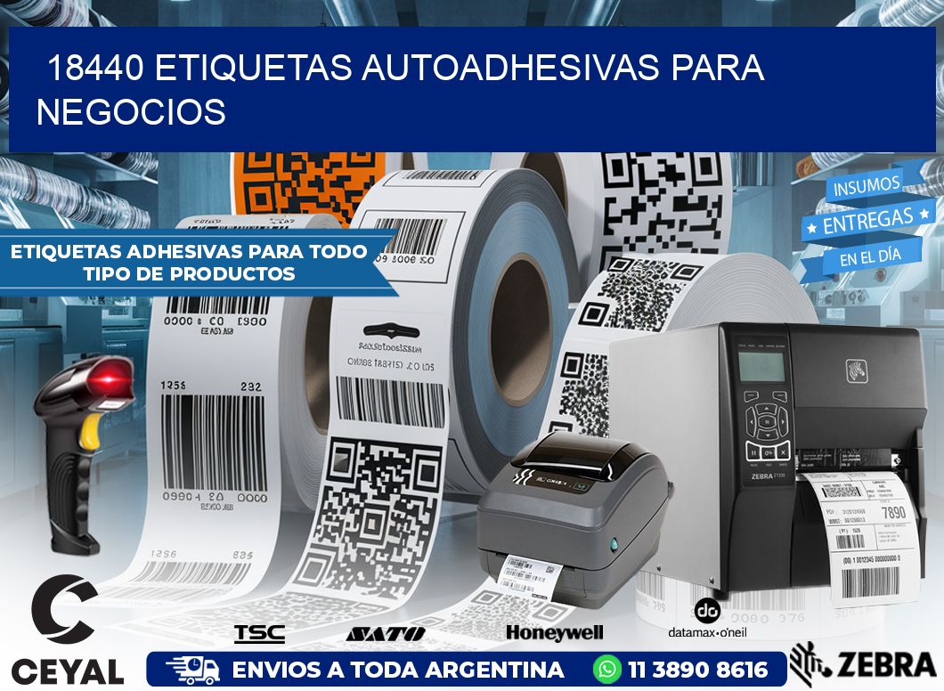 18440 etiquetas autoadhesivas para negocios