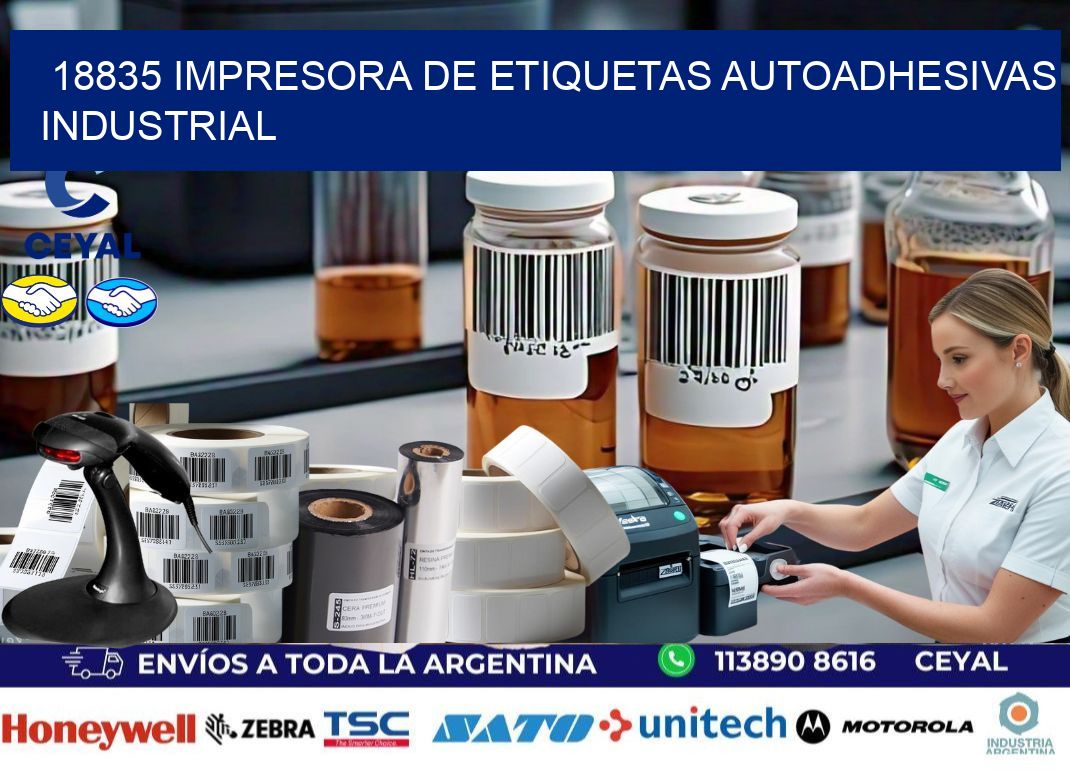 18835 Impresora de etiquetas autoadhesivas industrial