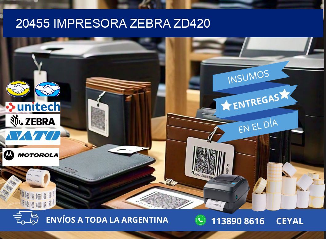 20455 Impresora Zebra ZD420