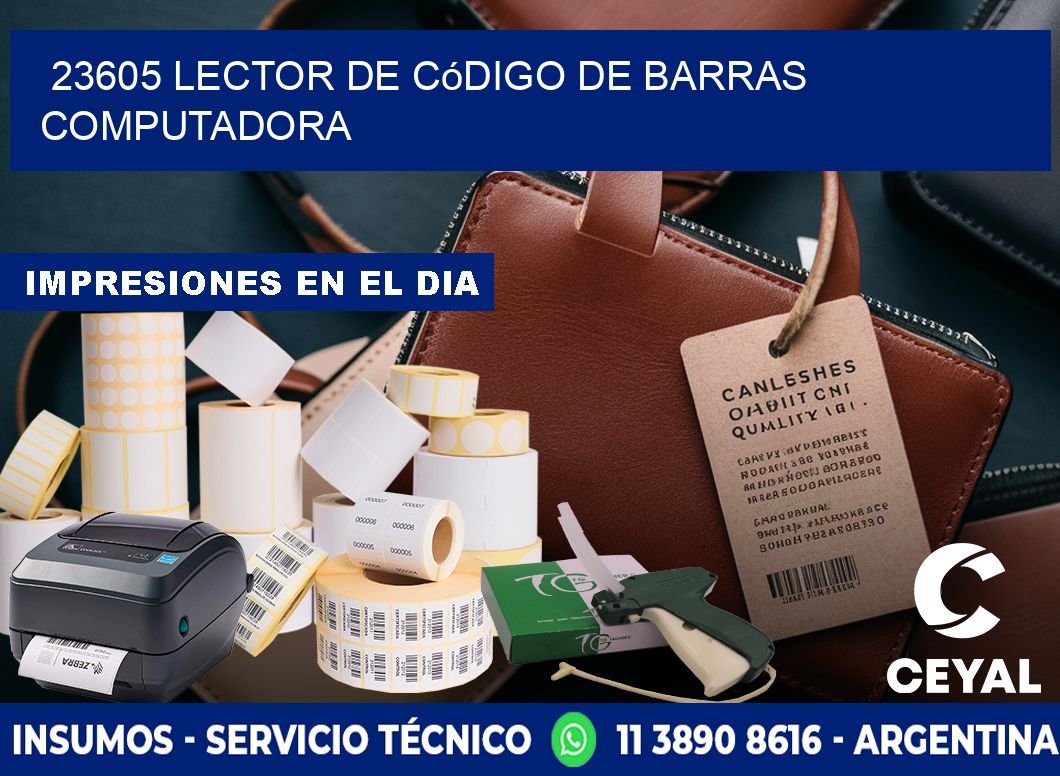 23605 Lector de código de barras computadora