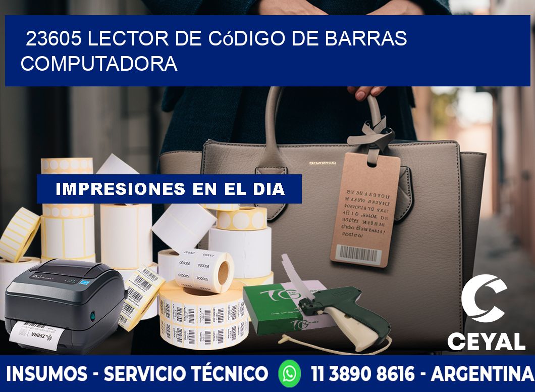 23605 Lector de código de barras computadora