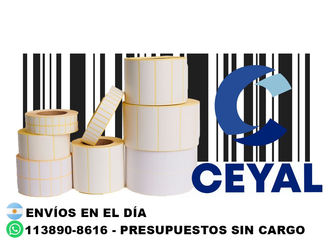 2565 Rollo Etiquetas Térmicas 100mm X 150mm Autoadhesivas