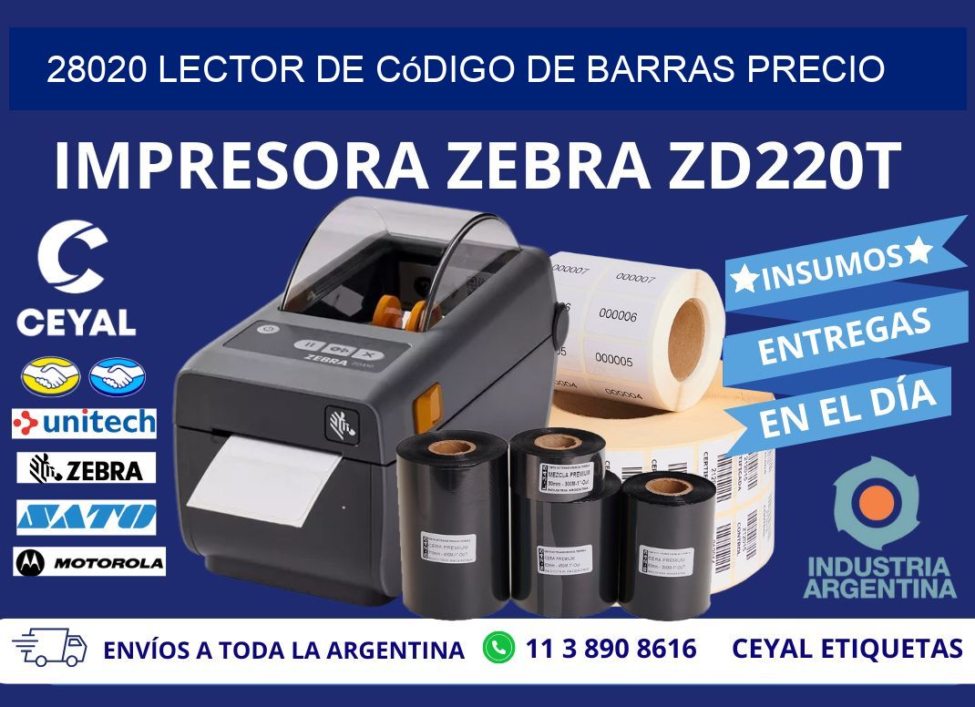 28020 Lector de código de barras precio